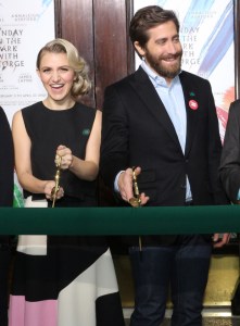 Jake Gyllenhaal and Annaleigh Ashford Help Open Broadway's New Hudson Theatre